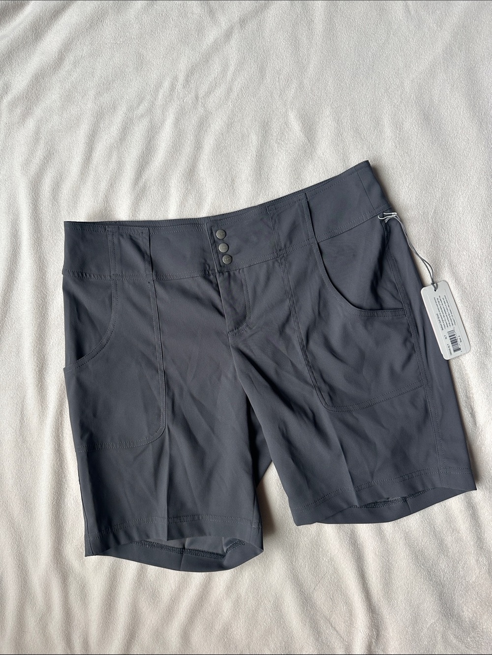 Jofit Slate Gray Athletic Stretch Bermuda Shorts Golf